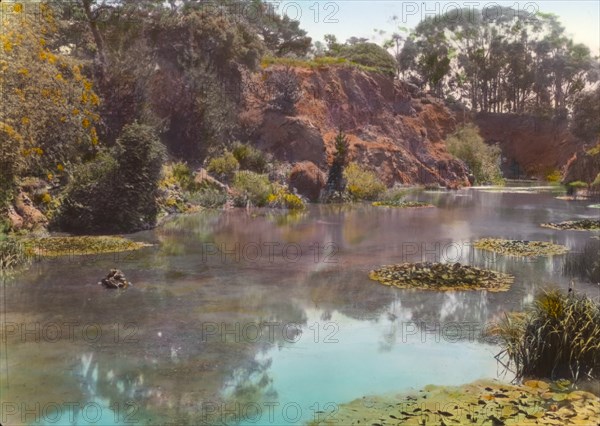 El Fureidis, James Waldron Gillespie house, Parra Grande Lane, Montecito, California, 1917. Creator: Frances Benjamin Johnston.