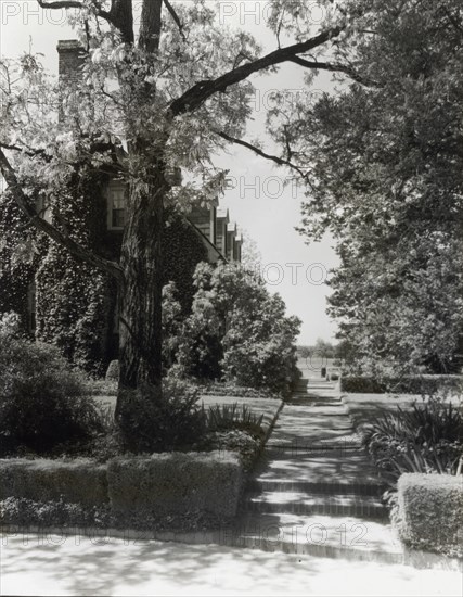 York Hall, Captain George Preston Blow, Route 1005 and Main Street, Yorktown, Virginia, 1929. Creator: Frances Benjamin Johnston.