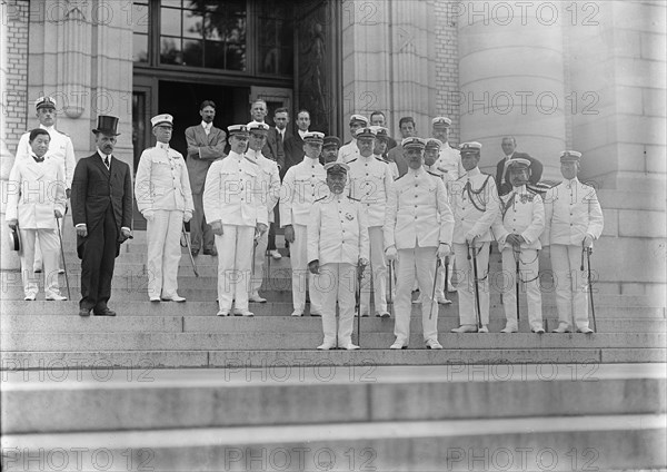 Marshal-Admiral the Marquis Togo Heihachiro, U.S.Naval Academy, Annapolis, Maryland, 1911. Creator: Harris & Ewing.