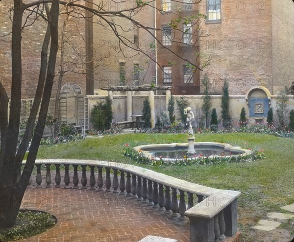 Laura Stafford Stewart house, 205 West 13th Street, New York, New York, 1922. Creator: Frances Benjamin Johnston.