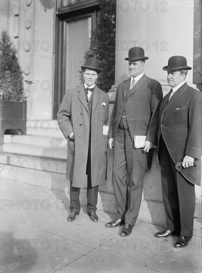 John A. Dix, Governor of New York, with His Successor, Sulzer, and Governor Tener...1912.  Creator: Harris & Ewing.