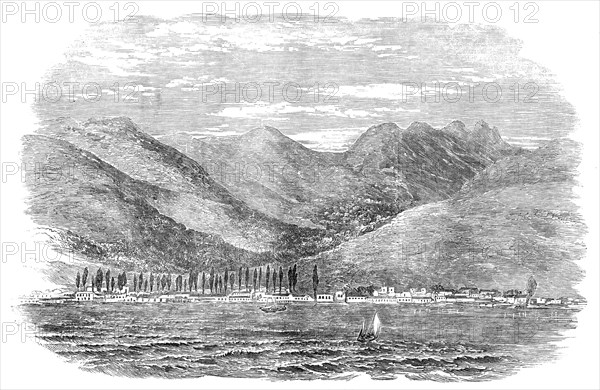 Ghelendjik Bay, Coast of Circassia, 1854. Creator: Unknown.