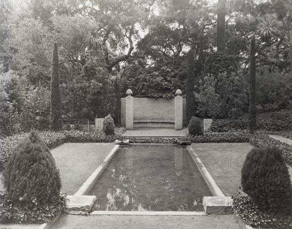 Las Tejas, Oakleigh Thorne house, 170 Picacho Road, Montecito, California, 1923. Creator: Frances Benjamin Johnston.