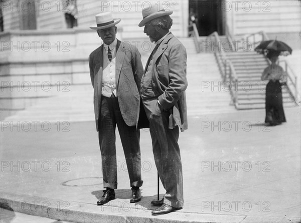 Gore, James Howard Prof., G.W.U.; Right, with Cyrus H. Mccormick, 1911. Creator: Harris & Ewing.