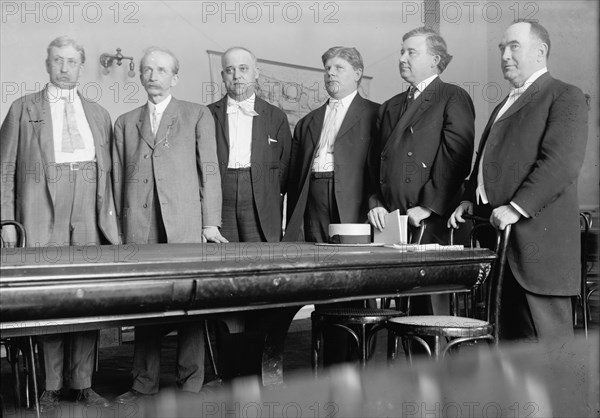 Special Committee On The Investigation of The U.S. Steel Corp., January 12, 1912.  Creator: Harris & Ewing.