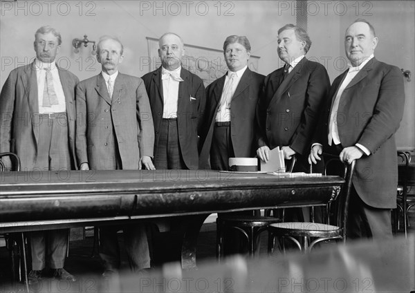 Special Committee On The Investigation of The U.S. Steel Corp., January 12, 1912.  Creator: Harris & Ewing.