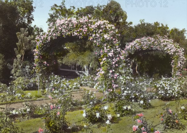 Glen Oaks, James Hobart Moore house, East Valley Road, Montecito, California, 1917. Creator: Frances Benjamin Johnston.