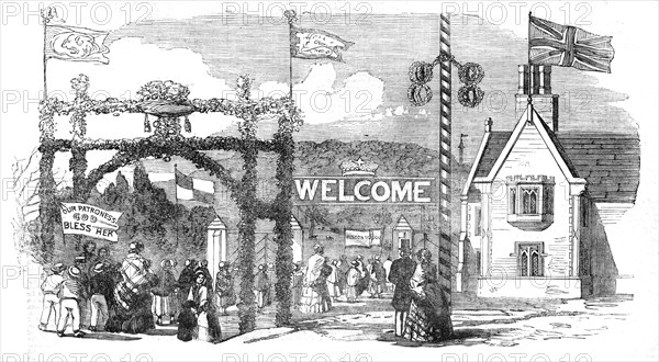 Entrance to Hawkstone Park, 1854. Creator: Unknown.