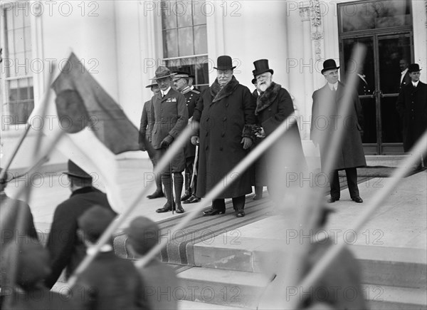 Boy Scouts - Visit of Sir Robert Baden-Powell To D.C. Reviewing Parade..., 1911. Creator: Harris & Ewing.