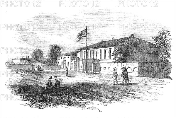 Eupatoria - Residence of Captain Brock, 1854. Creator: Unknown.