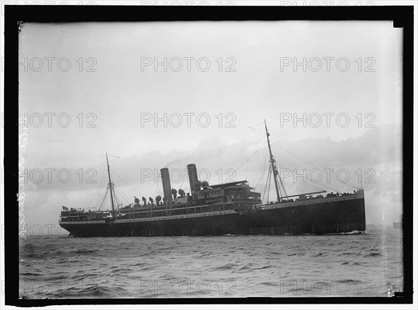 SS Prinz Eitel Friedric, between 1911 and 1920. Creator: Harris & Ewing.