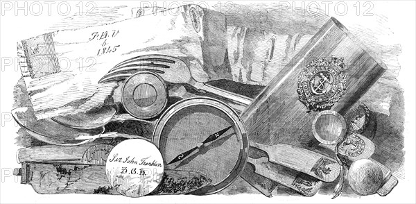 Relics of the Franklin Expedition, 1854. Creator: Unknown.
