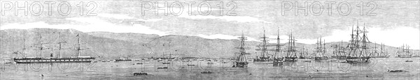 The Transport Fleet Embarking the Troops, at Varna, 1854. Creator: Unknown.