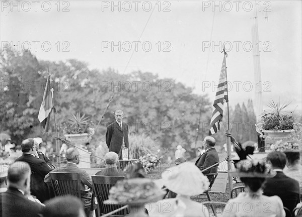 Pierre L'Enfant, Major of France - Dedication of Tomb And Memorial At Arlington, April 28, 1909. Creator: Harris & Ewing.