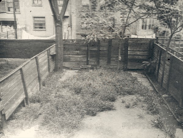 Flagstones, Charles Clinton Marshall house, 117 West 55th Street, New York, New York, 1922. Creator: Frances Benjamin Johnston.