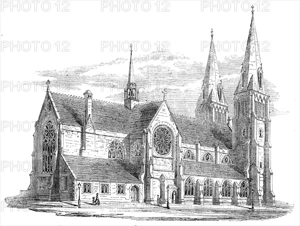 St Ninian's Cathedral, Perth, 1854. Creator: Unknown.