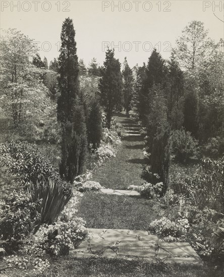 Mrs. Robert Bacon's estate Old Westbury, Long Island, between 1909 and 1927. Creator: Frances Benjamin Johnston.