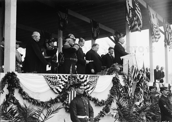 Dedication of Monument to John Paul Jones, 17 April 1912. Creator: Harris & Ewing.