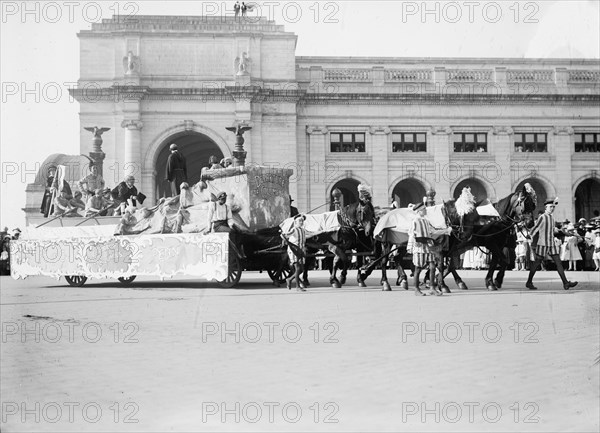 Columbus Memorial. Parade At Unveiling, 1912. Creator: Harris & Ewing.