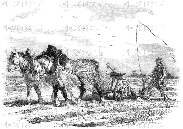 Ploughing in France, 1854. Creator: Unknown.