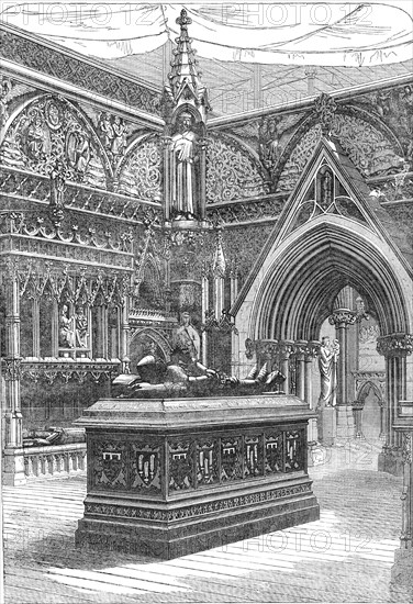 The English Mediaeval Court, at the Crystal Palace, Sydenham, 1854. Creator: Unknown.