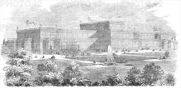 The Industrial Exhibition, at Munich, 1854. Creator: Unknown.