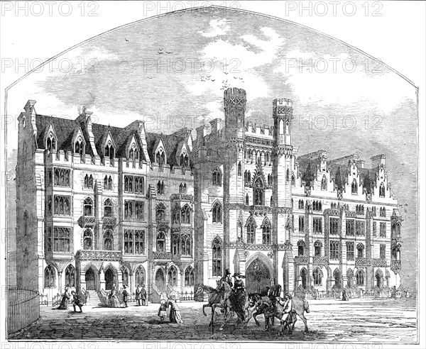 Westminster Improvements - New Houses in the Broad Sanctuary, 1854. Creator: Unknown.