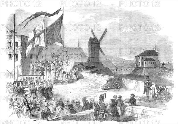 Ceremony of the Blessing of the Sea, at Ostend, 1854. Creator: Unknown.