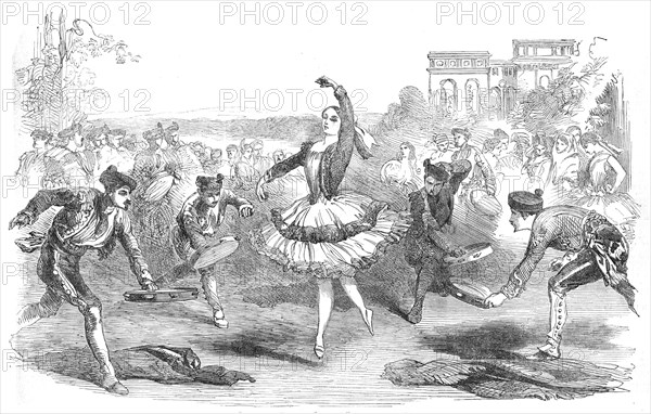 The Spanish Dancers, at the Haymarket Theatre, 1854. Creator: Unknown.