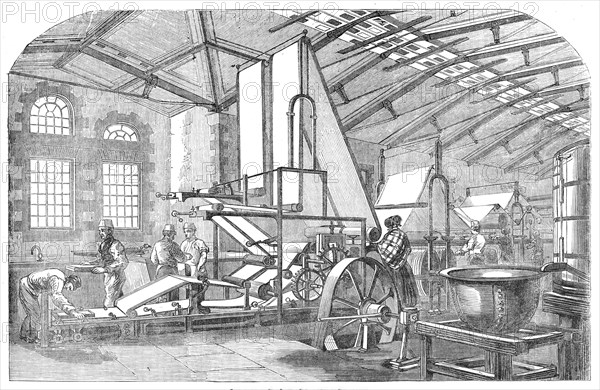 The Bank-Note Paper-Mill, Laverstoke, Hants., 1854. Creator: Unknown.