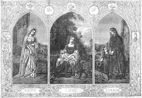 Piety - Love - Sorrow, 1854. Creator: Unknown.