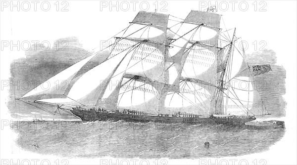 The Sunderland Clipper Barque, "Flying Dragon", 1854. Creator: Unknown.