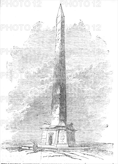 Wellington Monument, Wellington, Somerset, 1854. Creator: Unknown.