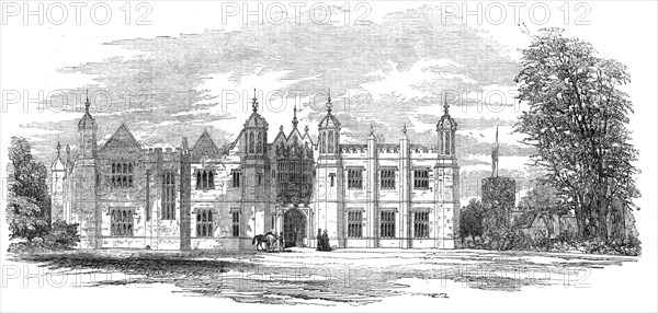 Hengrave Hall, Suffolk, the Seat of Sir Thomas R. Gage, Bart, 1854. Creator: Unknown.