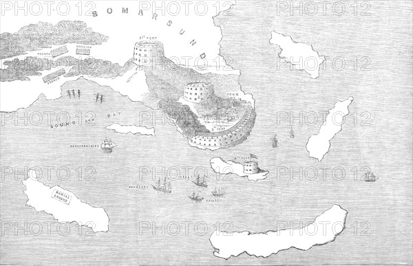 Fortifications of Bomarsund, 1854. Creator: Unknown.