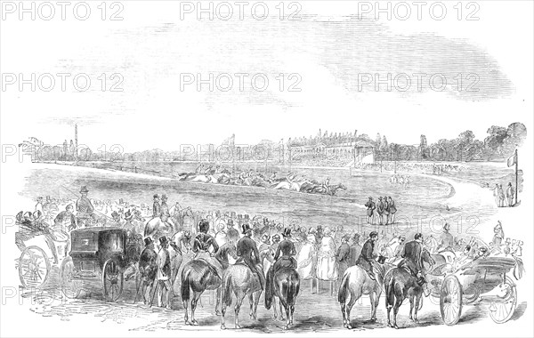 New Race-Course and Hippodrome, at Longchamps, 1854. Creator: Unknown.