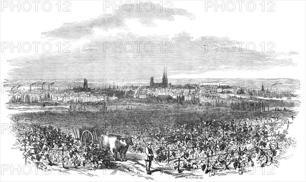 The City of Bordeaux, 1854. Creator: Edmund Evans.