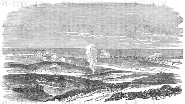 Sebastopol during the Siege - general view, 1854. Creator: Unknown.