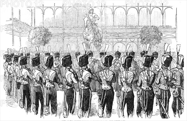 Fete at the Crystal Palace, on Saturday last - The Guides' Band, 1854. Creator: Unknown.
