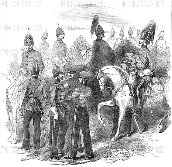 New Cavalry Corps. - the Mounted Staff, 1854. Creator: Unknown.