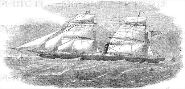 The new Screw Steamer "Barwon", 1854. Creator: Unknown.