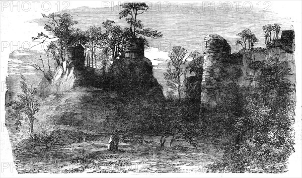 The Red Castle, at Hawkstone Park, 1854. Creator: Unknown.