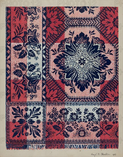 Coverlet, 1937.