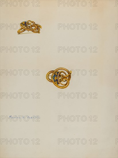 Brooch, c. 1939.