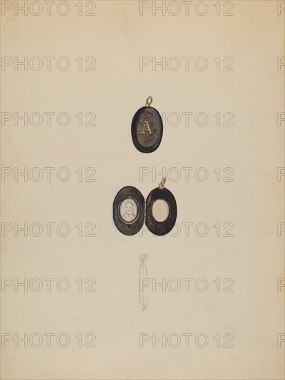 Locket, c. 1938.