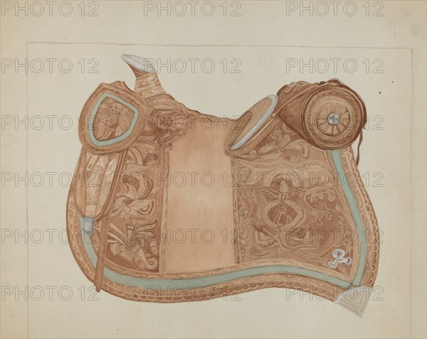 Saddle, c. 1937.