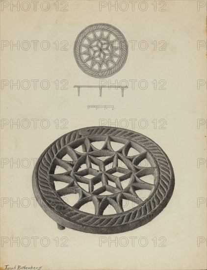 Trivet, c. 1937.
