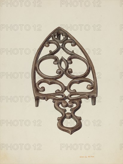 Trivet, c. 1942.