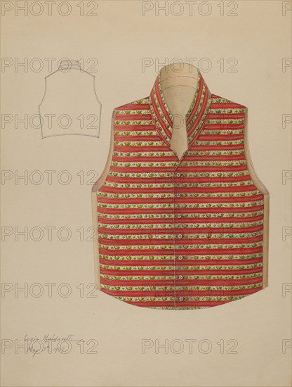 Waistcoat, 1937.