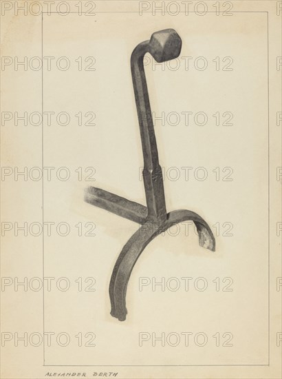 Andiron, c. 1953.